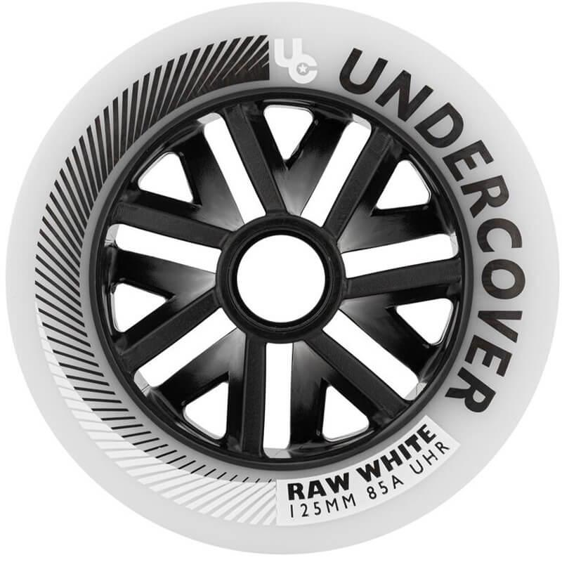 Undercover Raw White 125mm/85A Wheels (Pack of 6)
