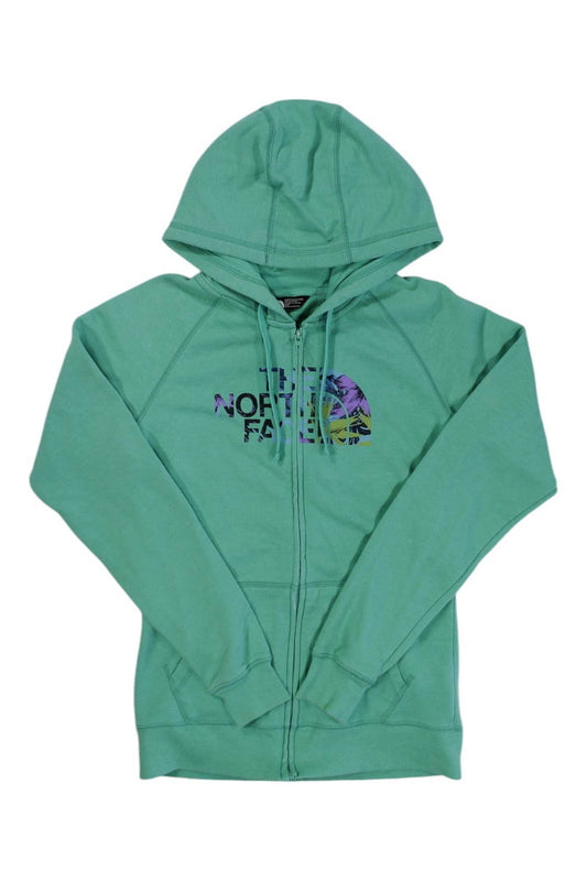 Womens Cotton Blend Zip Up Hoodie