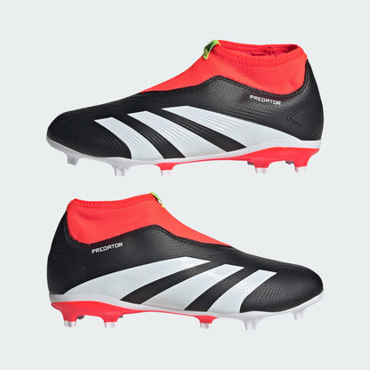 adidas PREDATOR 24 LEAGUE KIDS LACELESS FIRM GROUND CLEATS