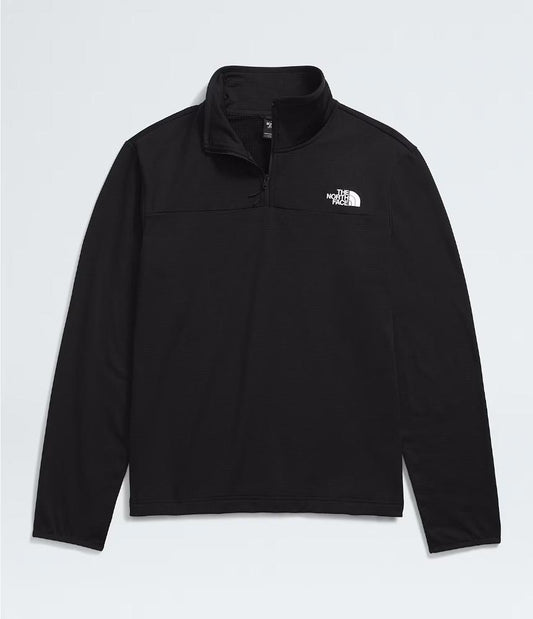 The North Face - Cedar Trail Grid Fleece 1/4 - Men's - TNF Black
