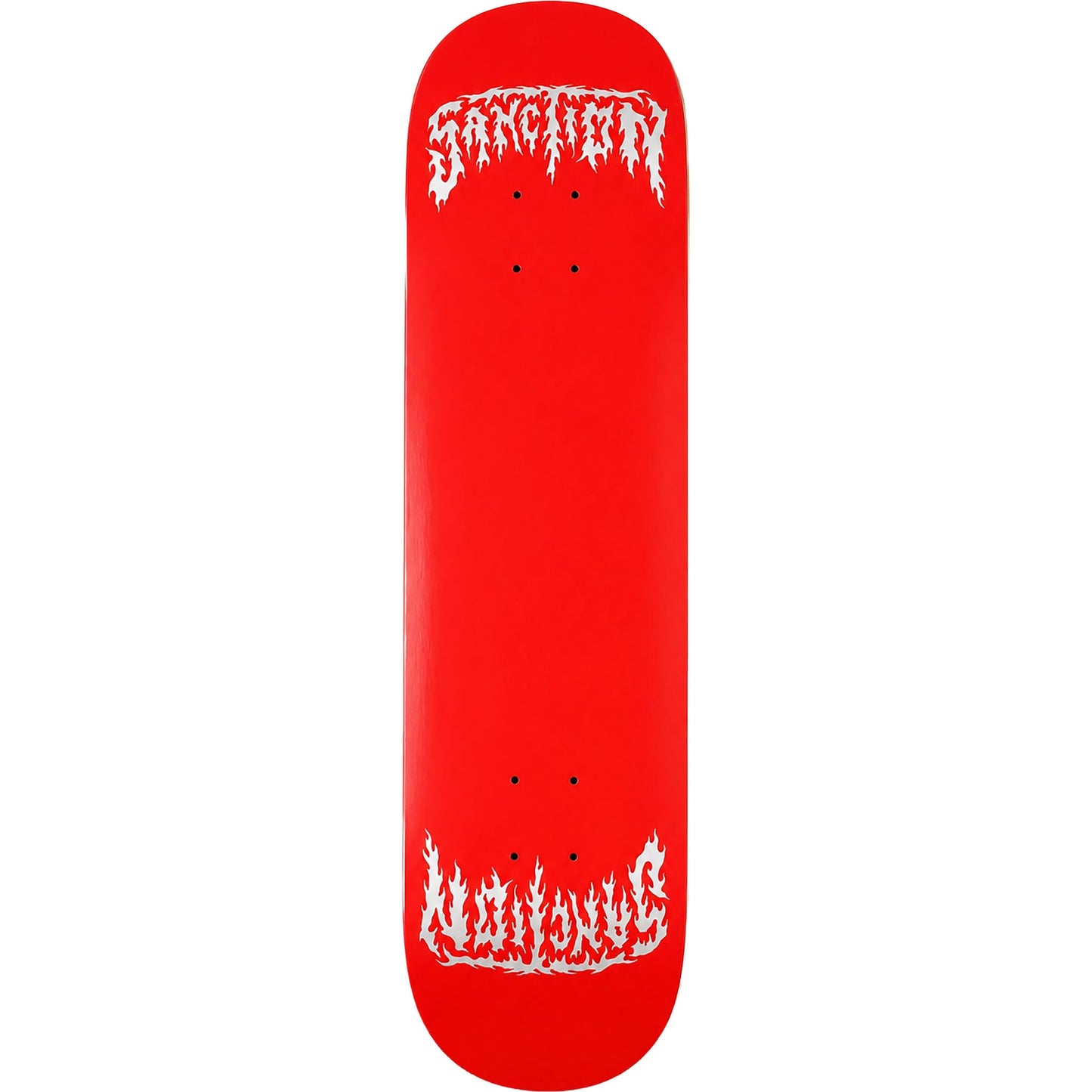 Sanction Metal Twin Cardinal Silver 8.125" Skateboard Deck