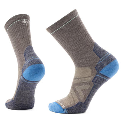 Smartwool - Hike Light Cushion Crew - Taupe-Laguna Blue